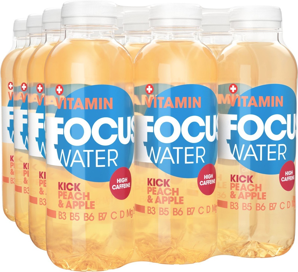 FOCUSWATER refresh pear Tray 12 x 0,5 l Bouteille PET jetable