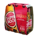 Super Bock Alc. 5.2 % Vol. Tray 4 x 6 x 0,25 l Bouteille Verre jetable