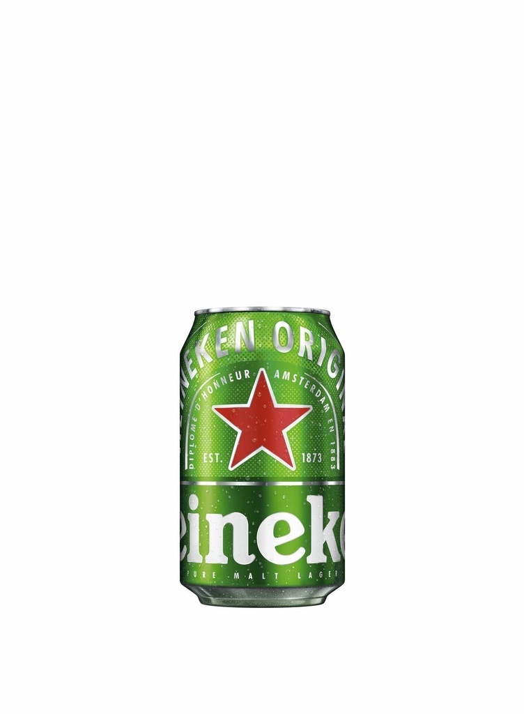Heineken Tray 24 x 0,33 l Cannette Alu jetable
