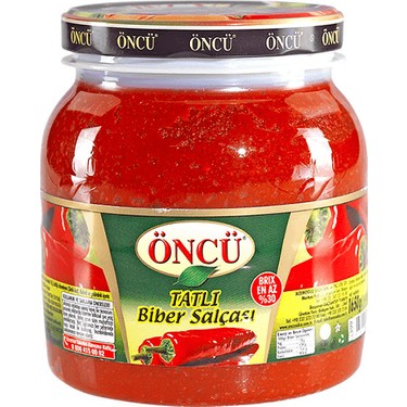 Oncü  Tatli Biber Salcasi ( pâte de poivre doux ) 6 x 1650gr. Bouteille Pet jetable