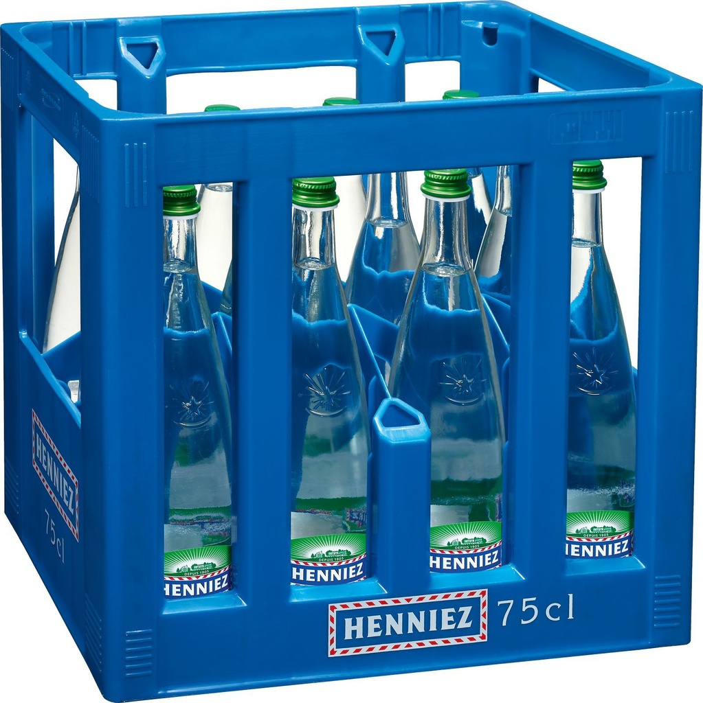 Henniez Légère (Verte) Caisse 12 x 1,0 l Bouteille Verre réutilisable
