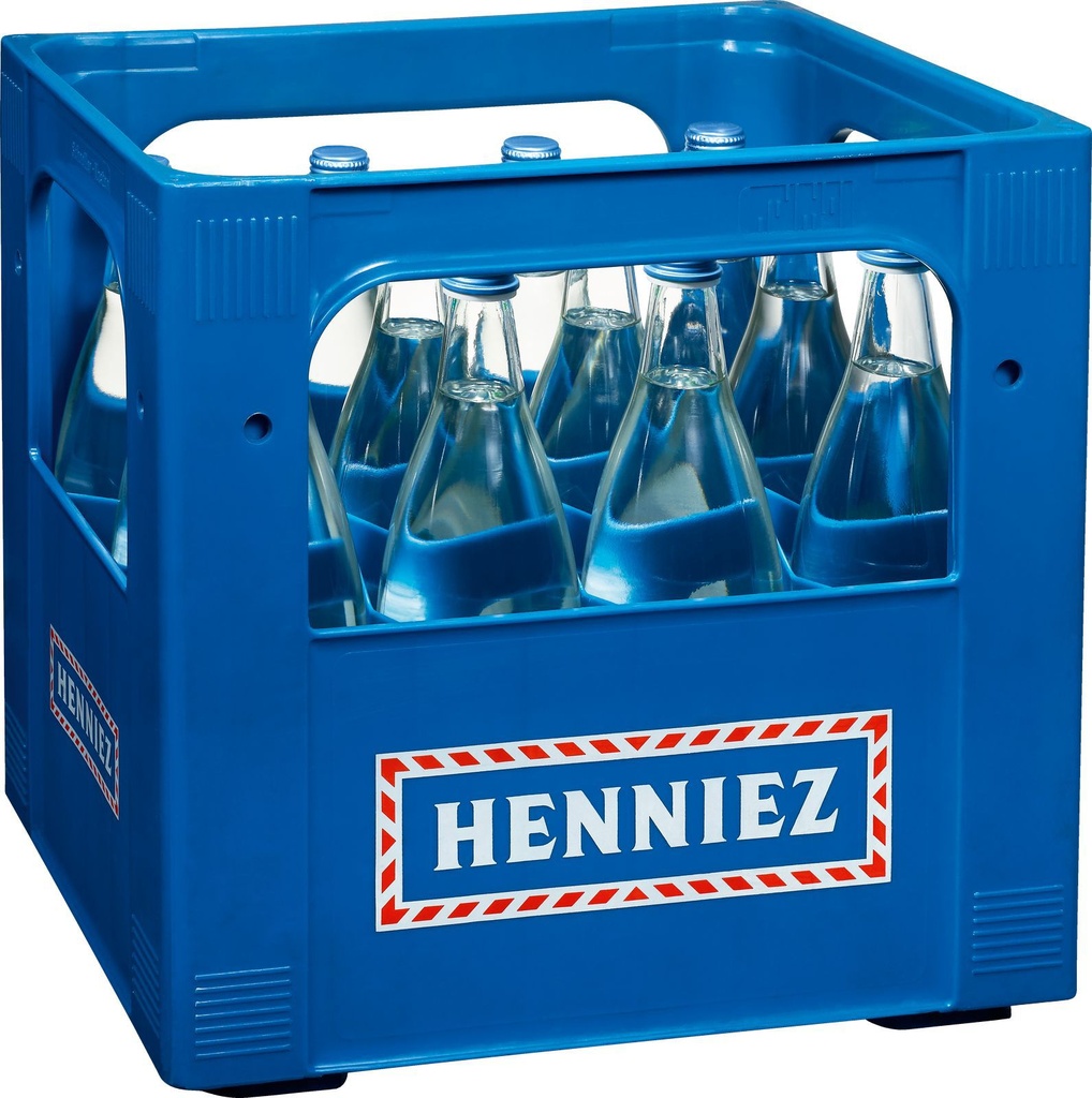 Henniez Naturelle (Bleue) Caisse 12 x 1,0 l Bouteille Verre réutilisable