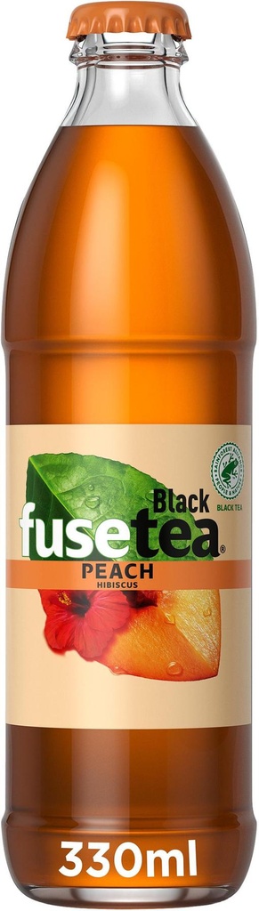 Fusetea Peach Hibiscus Caisse 24 x 0,33 l Bouteille Verre réutilisable