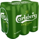 Carlsberg Beer Tray 4 x 6 x 0,5 l Cannette Alu jetable