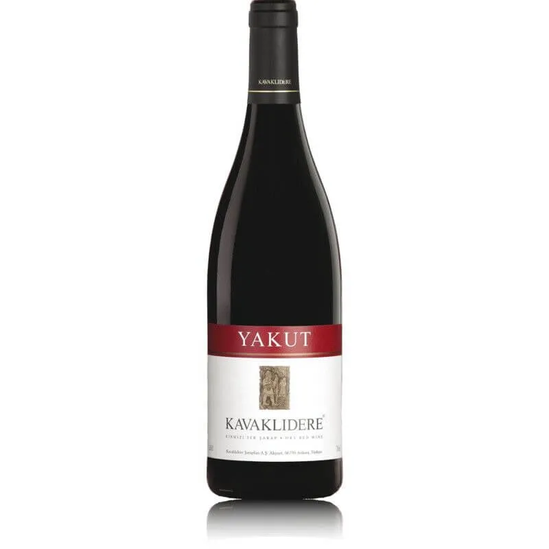 Yakut vin rouge Kavaklidere Turquie Vol Alc 12% 12 x 0,75 l Bouteille Verre jetable