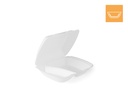 IP4 1682X Menubox Laminer Blanc 2 compartiment 2 x 100=200.pièces Dimensions (L×L×H)  245×210×72 mm