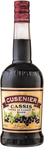[50413] Cusenier Creme de Cassis de Dijon 16% Carton 6 x 0.7 l Bouteille Verre jetable