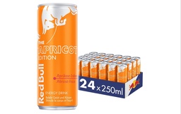 [22009] Red Bull The Apricot Edition - Apricot 24 x  0.25 l Canette Alu jetable
