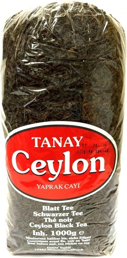 [60102] Tanay Ceylan Thé noir / Ceylon Tea Yaprak çay 6 x 1000gr 