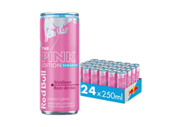 [22013] Red Bull The Pink Edition Sugarfree - Baies des bois Canette 0.25 l Alu jetable