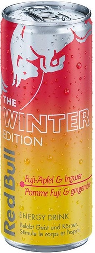 [22028] Red Bull The Winter Edition 2025 - Pomme Fuji & gingembre Canette 0.25 l Alu jetable