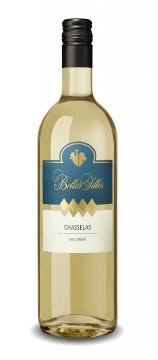 [40346] Belles Filles Chasselas de Genève AOC Vin Blanc 6 x 0,5 l Bouteille Verre jetable 
