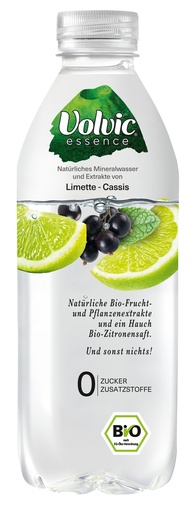 [10605] Volvic Essence Limette-Cassis Bouteille 0.75 l PET jetable