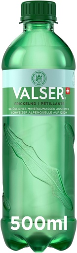 [10305] Valser Pétillante Tray 24 x 0,5 l Bouteille PET jetable
