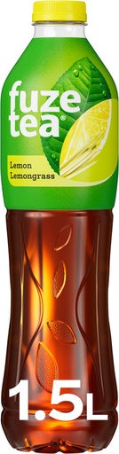[20961] Fusetea lemon lemongrass Tray 6 x 1,5 l Bouteille PET jetable