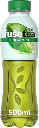 [20963] Fusetea Green Tea Lime Mint Tray 4 x 6 x 0,5 l Bouteille PET jetable