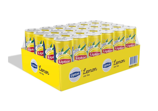 [21012] Lipton Ice Tea Lemon Tray 4 x 6 x 0,33 l Cannette Alu jetable