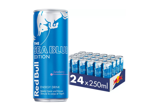 [21291] Red Bull The SeaBlue Edition - Juneberry Tray 24 x 0,25 l Cannette Alu jetable
