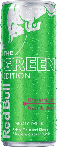 [21292] Red Bull The Green Edition - Fruit du dragon Tray 24 x 0,25 l Alu jetable