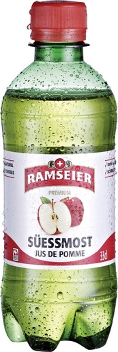 [21859] Ramseier Jus de pomme Carton 24 x 0,33 l Bouteille PET jetable