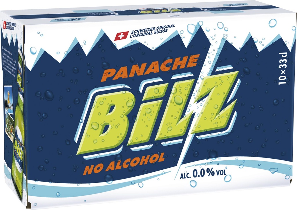 Bilz Panaché Carton 10 x 0,33 l Bouteille Verre jetable