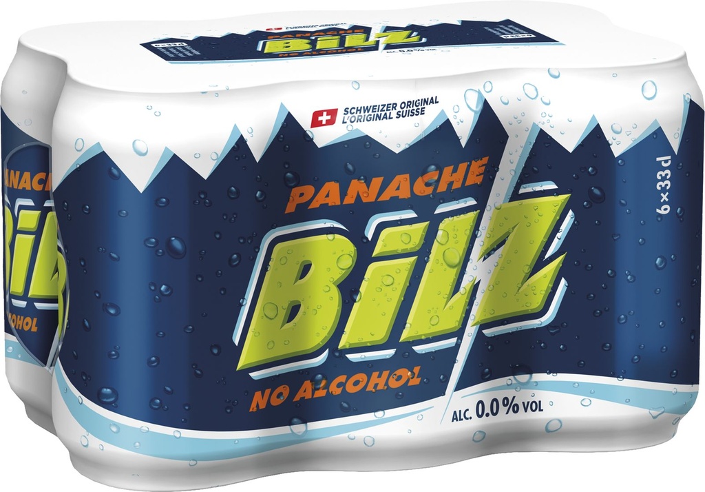 Bilz Panaché Tray 4 x 6 x 0,33 l Cannette Alu jetable