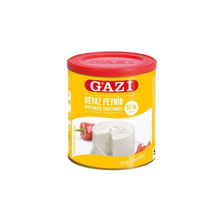 Gazi fromage feta 55% Matière gras 6 x 500.gr Boîte alu jetable