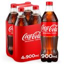 Coca-Cola Tray 4 x 0,90 l Bouteille PET jetable