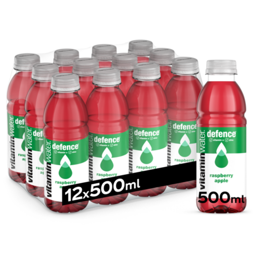 Vitamin Water defence Tray 12 x 0,5 l Bouteille PET jetable