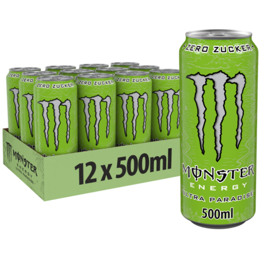 Monster Energy Tray 24 x 0,500 l Cannette Alu jetable