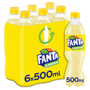 Fanta Lemon Tray 4 x 6 x 0,5 l Bouteille PET jetable