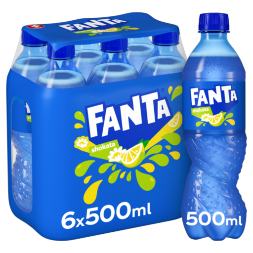 Fanta Shokata Tray 4 x 6 x 0,5 l Bouteille PET jetable