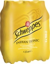 Schweppes Indian Tonic Tray 6 x 1,0 l Bouteille PET jetable