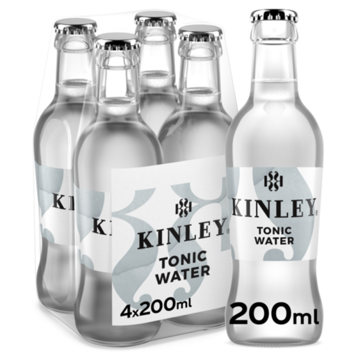 Kinley Tonic Water Tray 6 x 4 x 0,2 l Bouteille Verre jetable