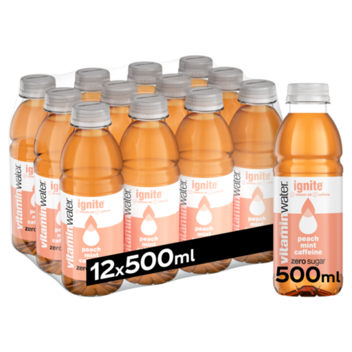 Vitamin Water think Tray 12 x 0,5 l Bouteille PET jetable