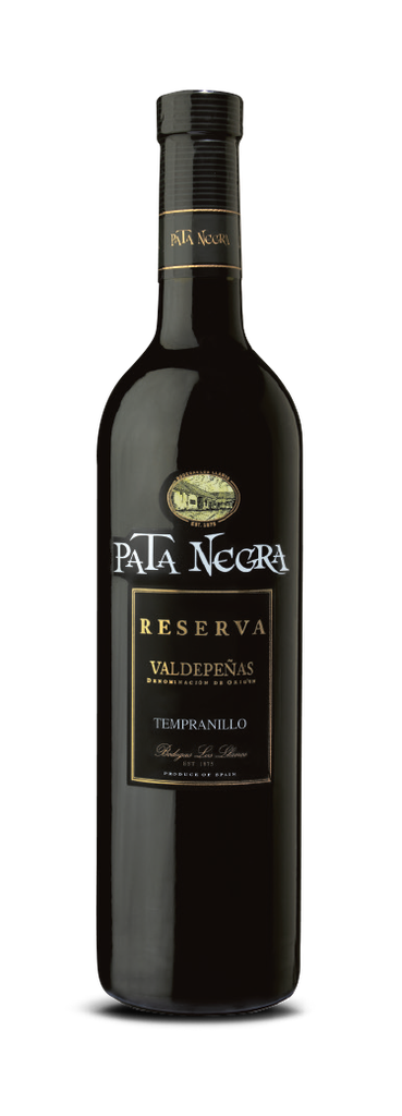 Pata Negra Reserva Valdepenas DO 6 x 075 l Bouteille Verre jetable