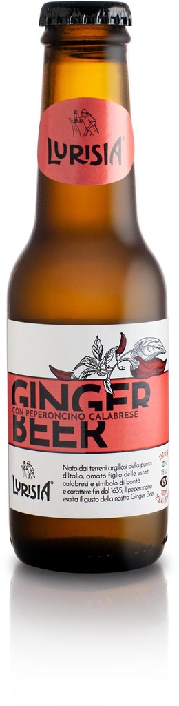 Lurisia Ginger Beer Peperoncino Calabrese NRG 1 x 30 x 0,150 l Bouteille Verre jetable