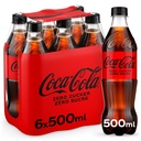 Coca-Cola Zero Tray 4 x 6 x 0,5 l Bouteille PET jetable