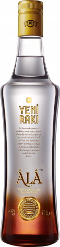 Ala Yeni Raki Vol Alc 45% Carton 6 x 0,70 l Bouteille Verre jetable