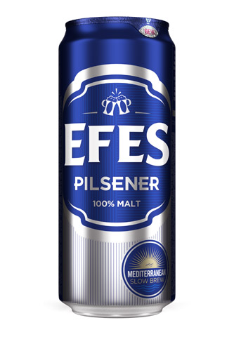 Efes Bière Vol Alc. 5% Tray 4 x 6 x 0,5 l Cannette Alu jetable