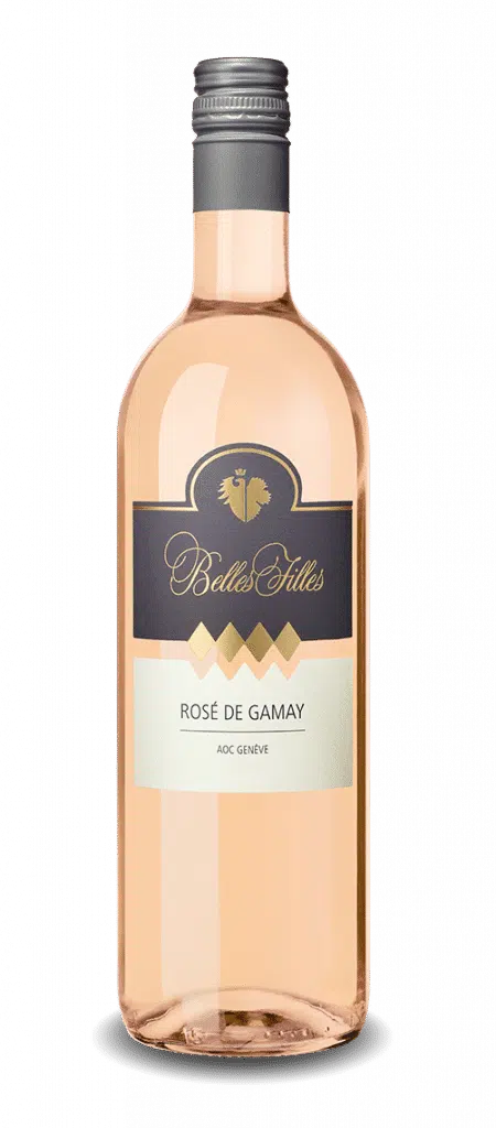 Belles Filles Rosé Gamay de Genève AOC 6 x 0,75 l Bouteille Verre jetable