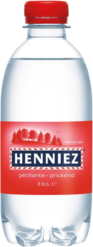 Henniez Gazéifiée (Rouge) Tray 4 x 6 x 0,33 l Bouteille PET jetable