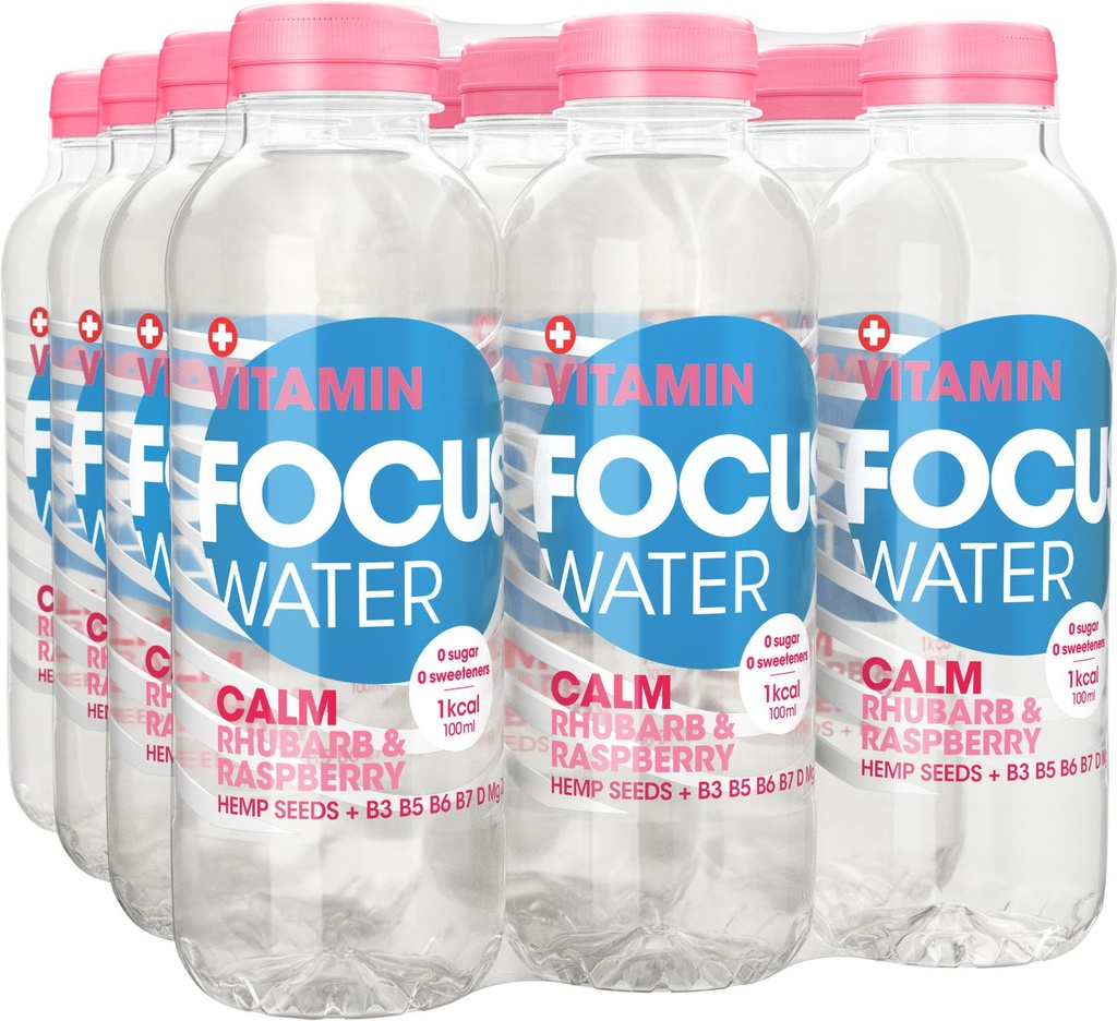 FOCUSWATER RELAX Grapefruit &amp; Cranberry Tray 12 x 0.5 l Bouteille PET jetable (copie)