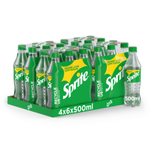 Sprite Regular Lemon-Lime Tray 4 x 6 x 0,5 l Bouteille PET jetable
