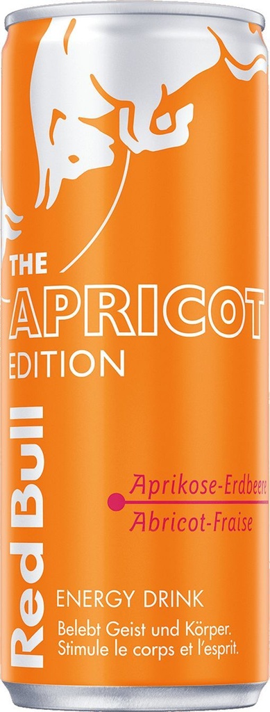 Red Bull The Apricot Edition - Apricot 24 x  0.25 l Canette Alu jetable