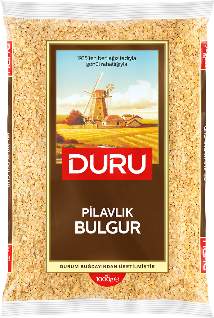 Duru Pilavlik Bulgur ( Coarse Bulgur 10101 ) 12 x 1000gr.