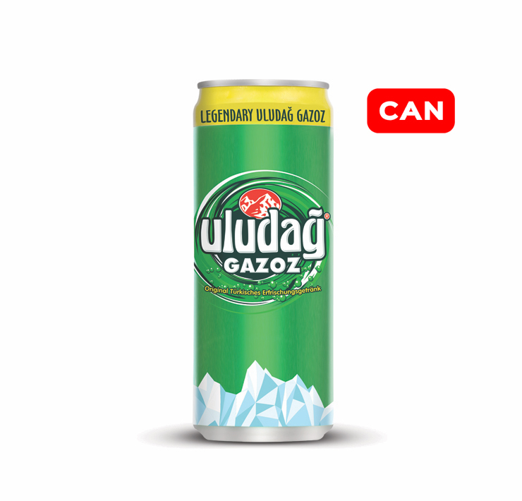 Uludag Gazoz 24 x 0,33 l Cannette Alu jetable