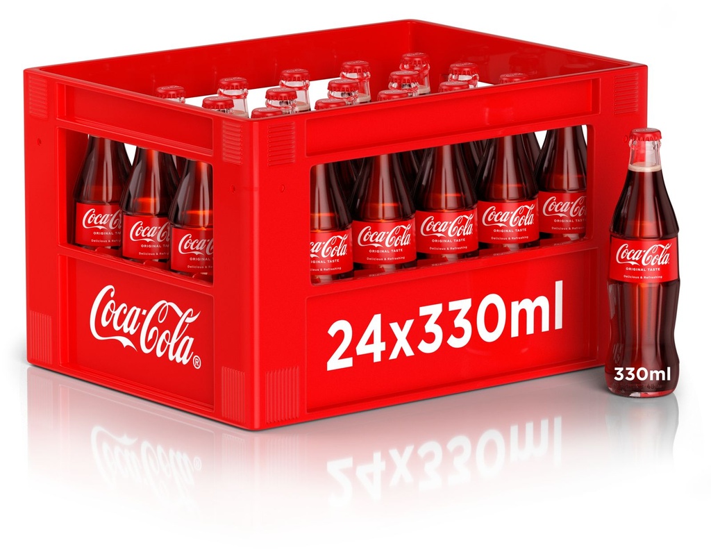 Coca-Cola Caisse 24 x 0,33 l Bouteille Verre réutilisable