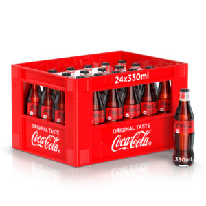 Coca-Cola Zero Caisse 24 x 0,33 l Bouteille Verre réutilisable