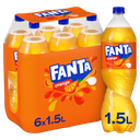 Fanta Orange Tray 6 x 1,5 l Bouteille PET jetable